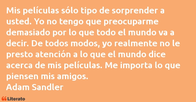 Frases de Adam Sandler