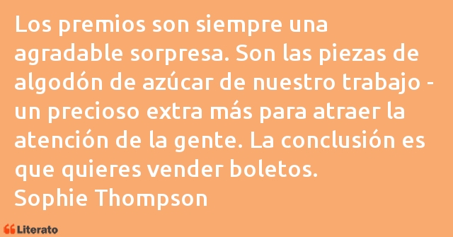 Frases de Sophie Thompson