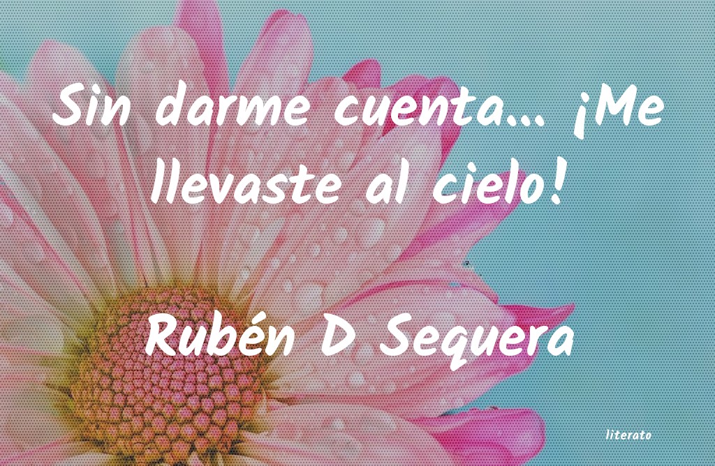 frases de Rubén D Sequera