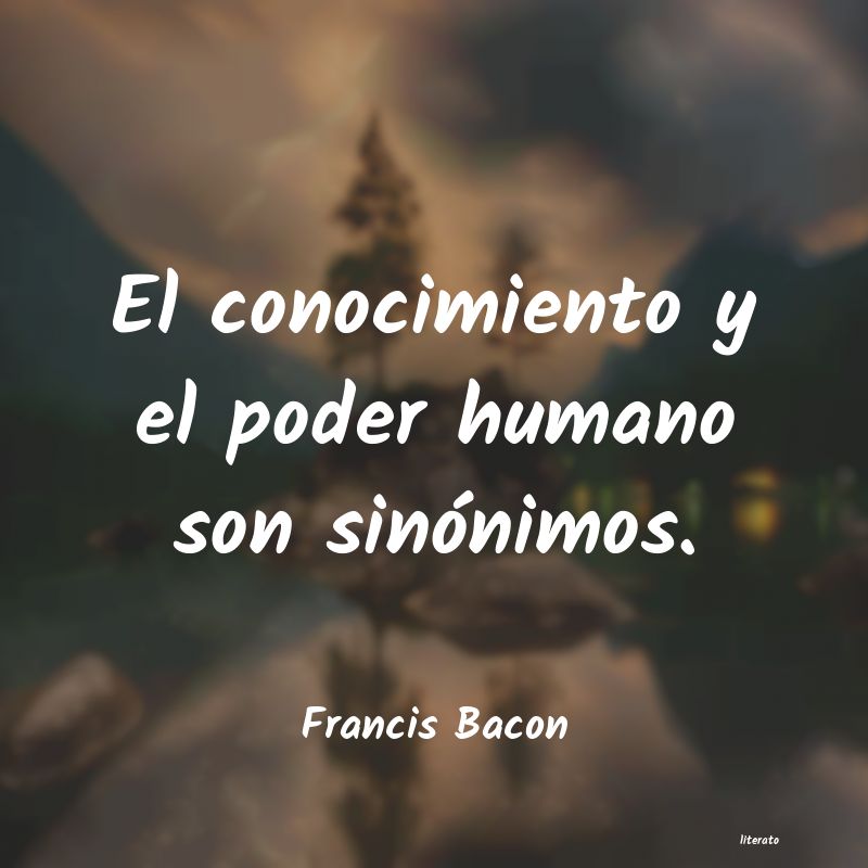 Frases de Francis Bacon