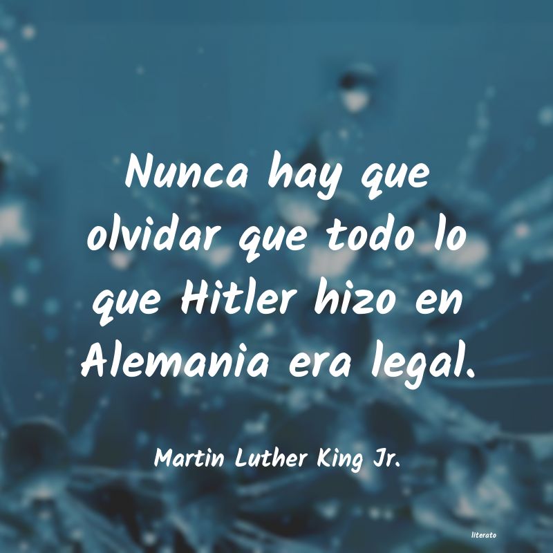 frases de Martin Luther King Jr.