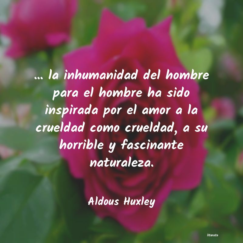 Frases de Aldous Huxley
