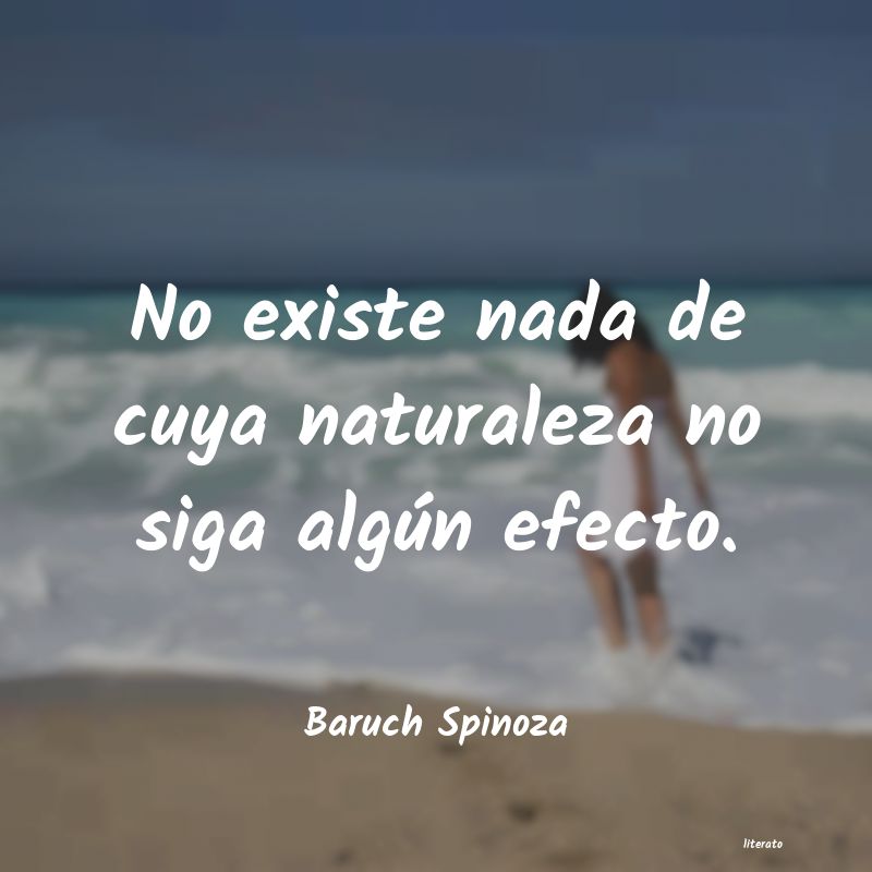 Frases de Baruch Spinoza