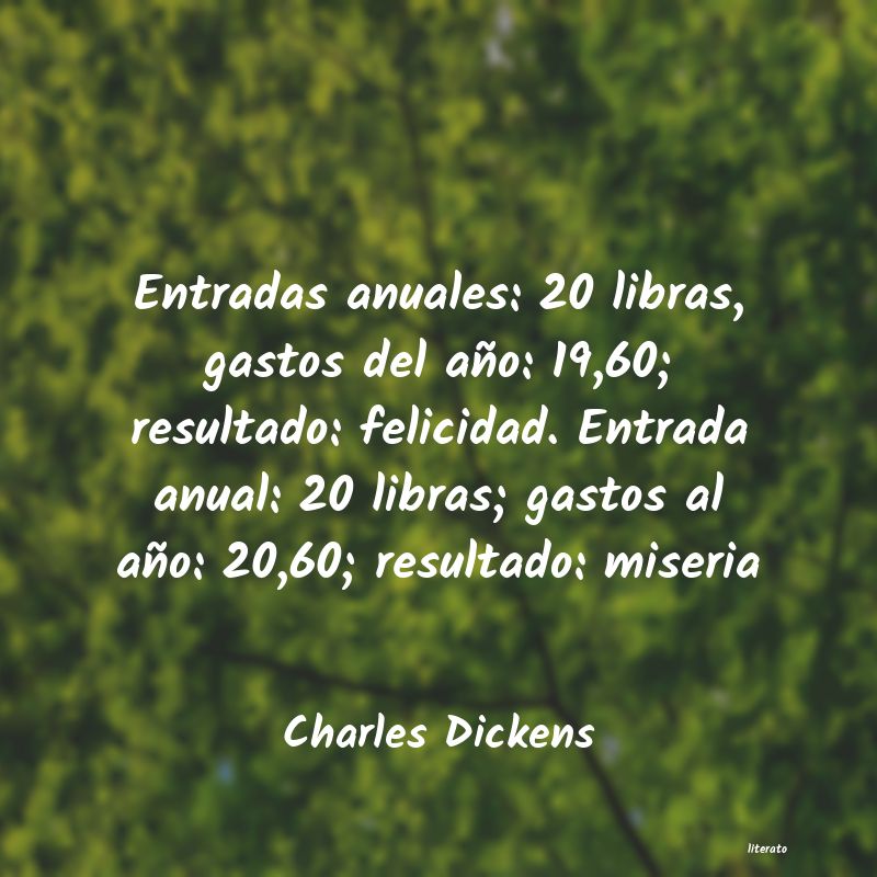 frases de Charles Dickens