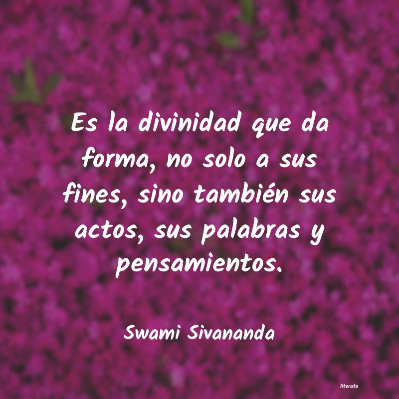 Frases de Swami Sivananda