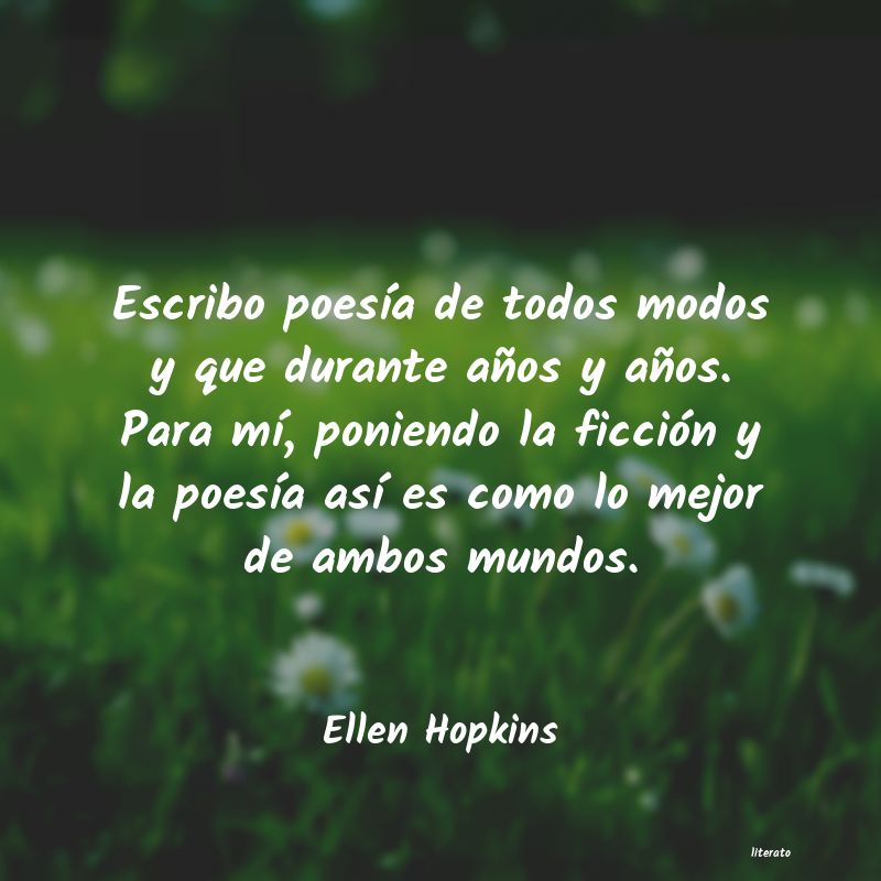 Frases de Ellen Hopkins