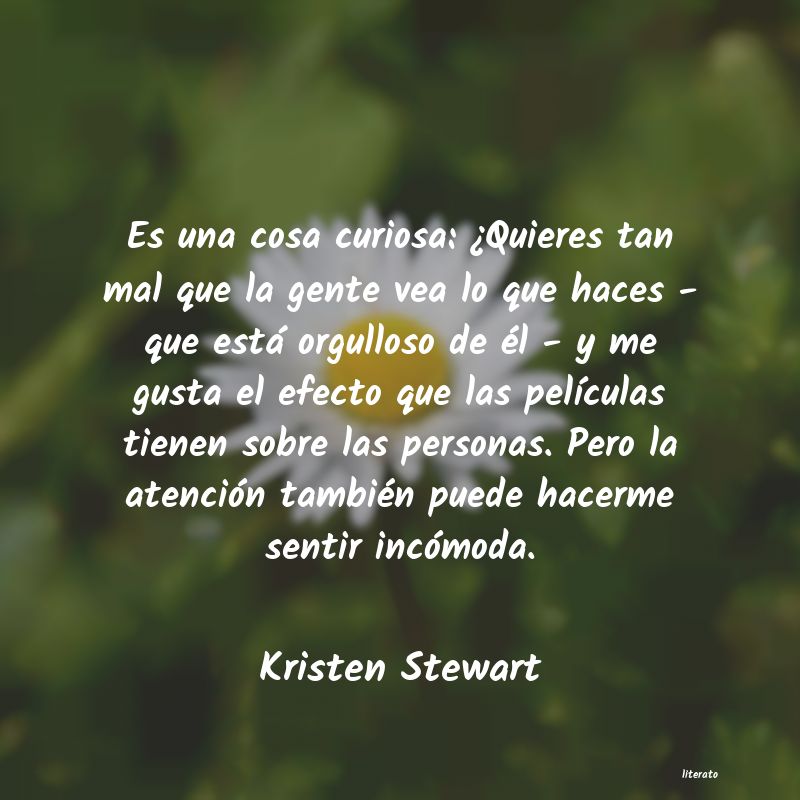 frases de Kristen Stewart