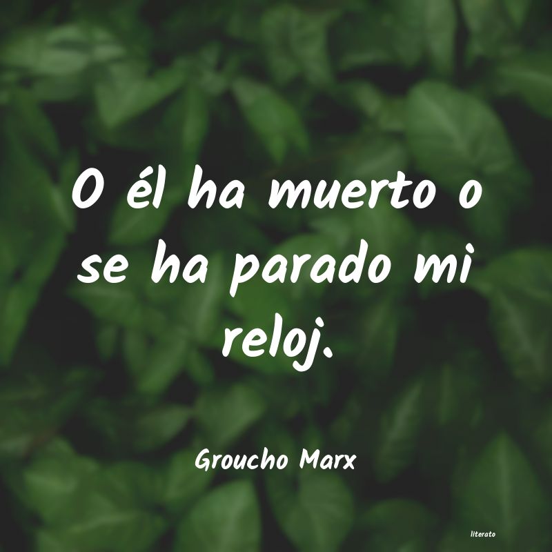 frases de Groucho Marx