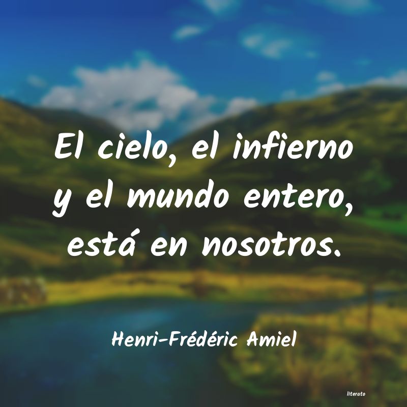 Frases de Henri-Frédéric Amiel