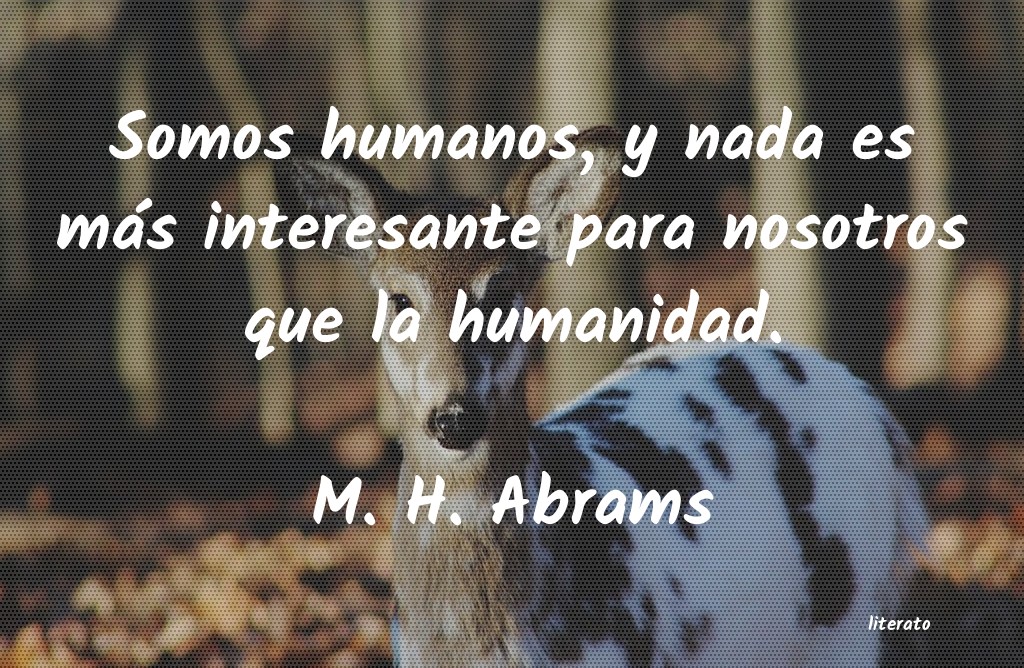 frases de M. H. Abrams
