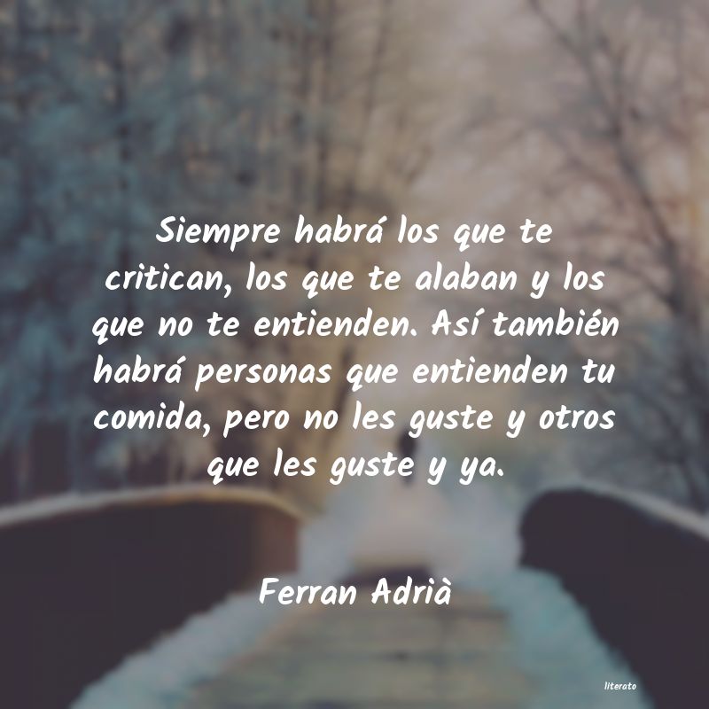 Frases de Ferran Adrià