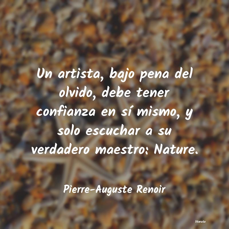Frases de Pierre-Auguste Renoir