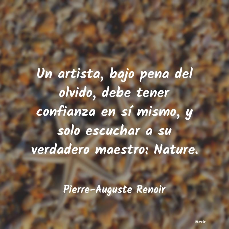frases de Pierre-Auguste Renoir