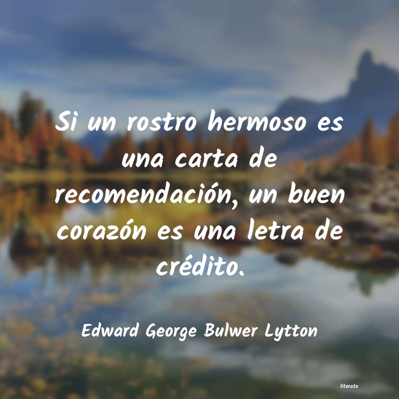 Frases de Edward George Bulwer Lytton