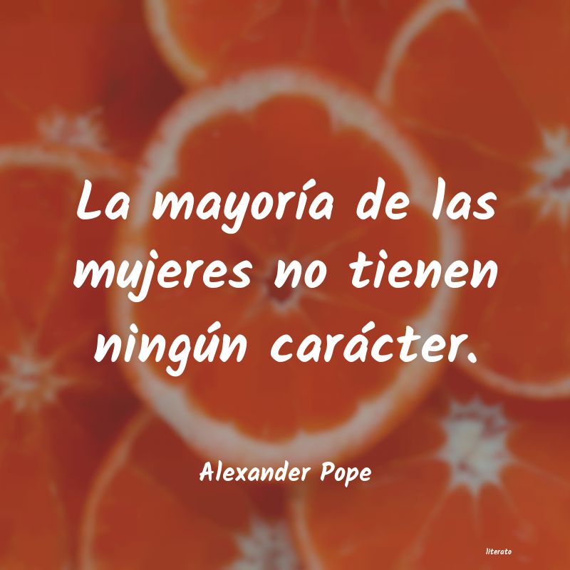 Frases de Alexander Pope