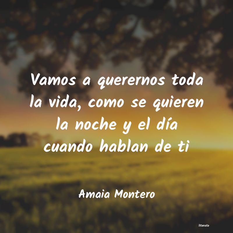 Frases de Amaia Montero