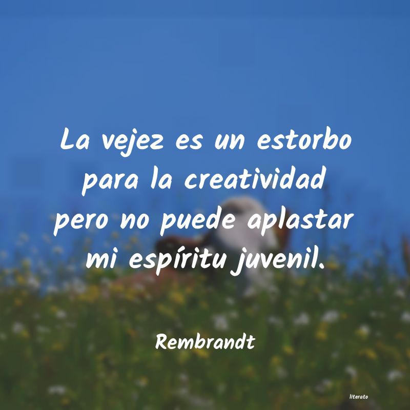 frases de Rembrandt
