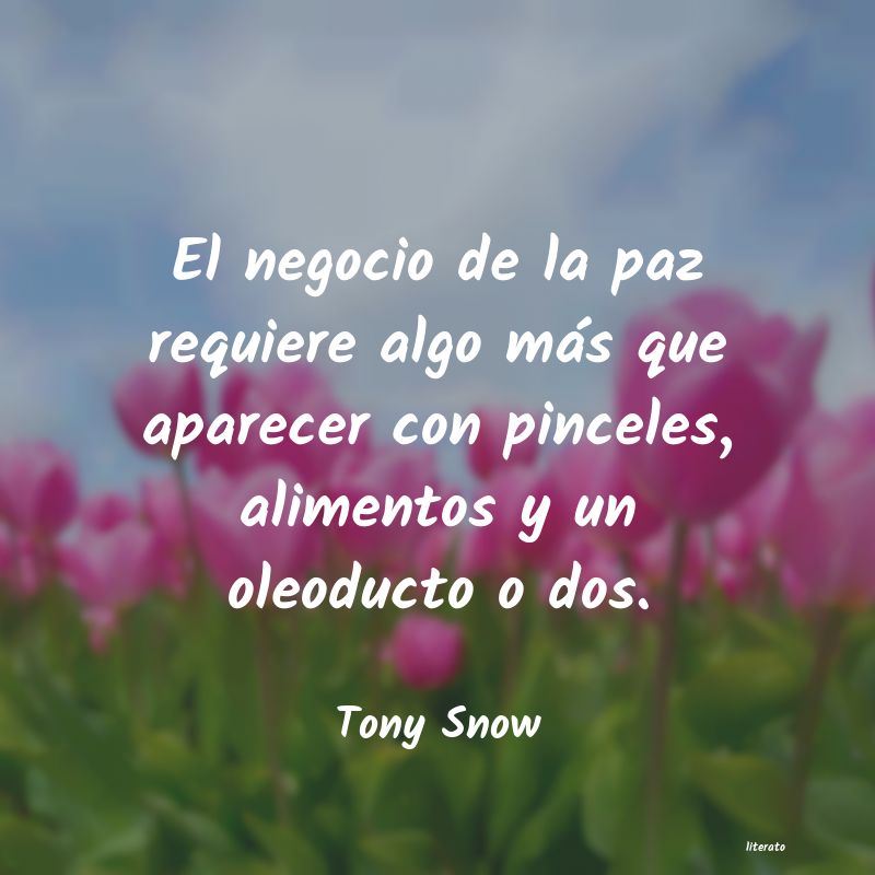 frases de Tony Snow