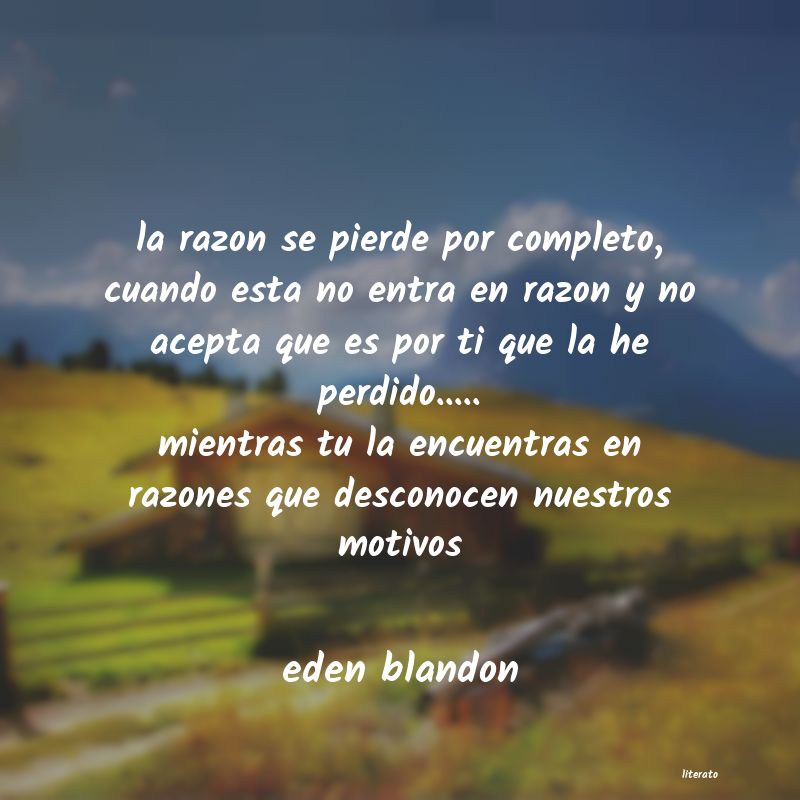 Frases de eden blandon