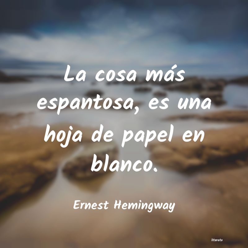 Frases de Ernest Hemingway