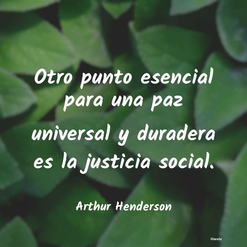 frases de Arthur Henderson