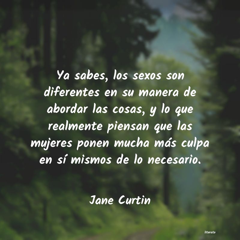 Frases de Jane Curtin