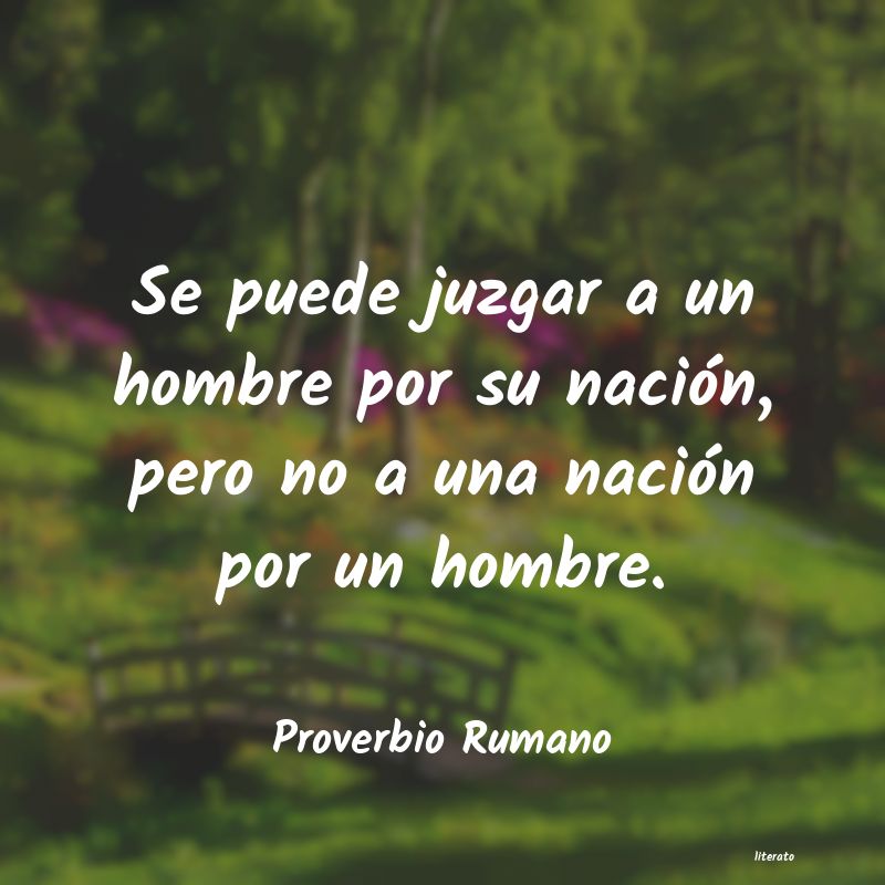 frases de Proverbio Rumano
