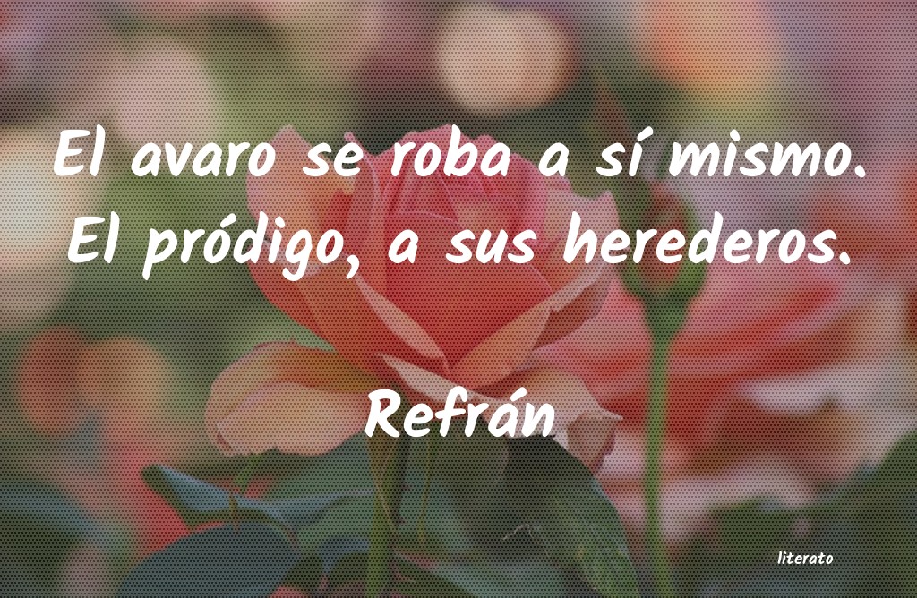 Frases de Refrán