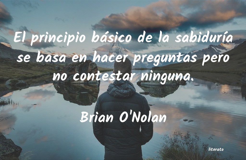 Frases de Brian O'Nolan