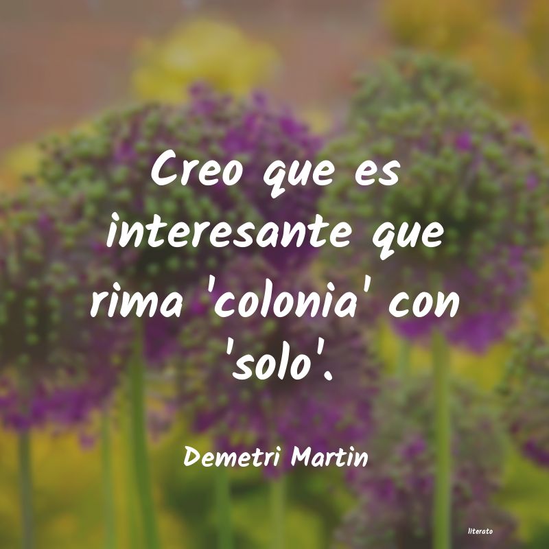 Frases de Demetri Martin