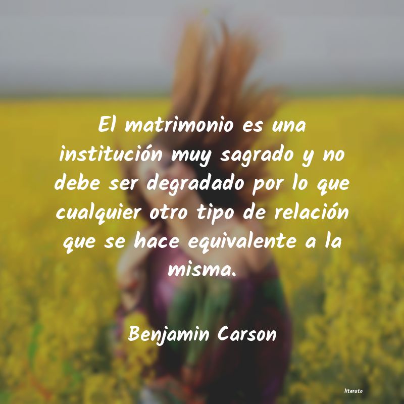 frases de Benjamin Carson