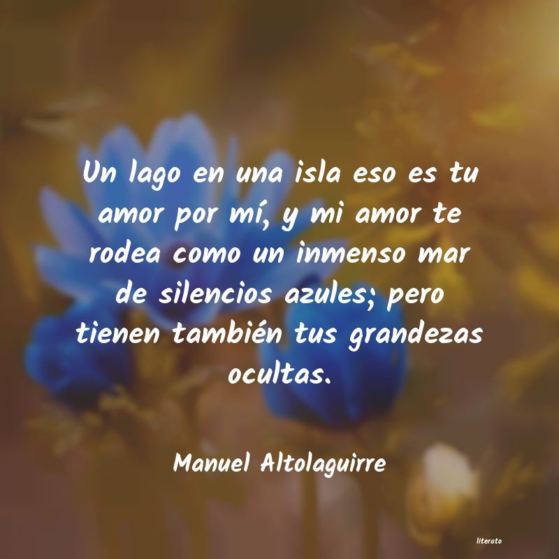 frases de Manuel Altolaguirre