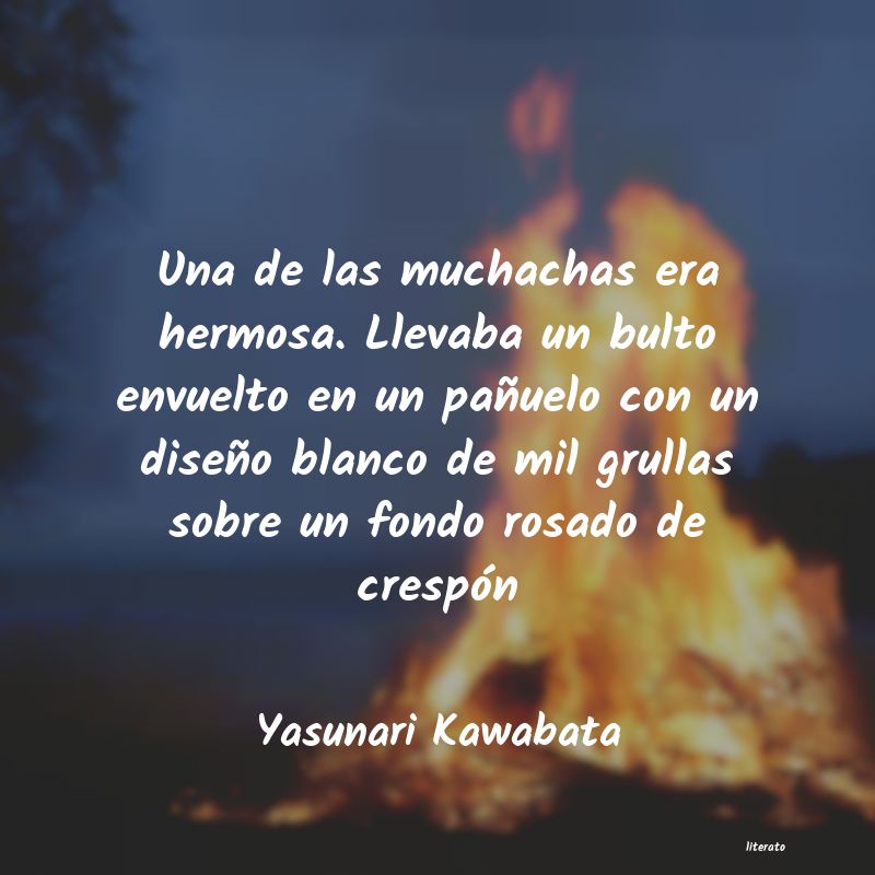 Frases de Yasunari Kawabata