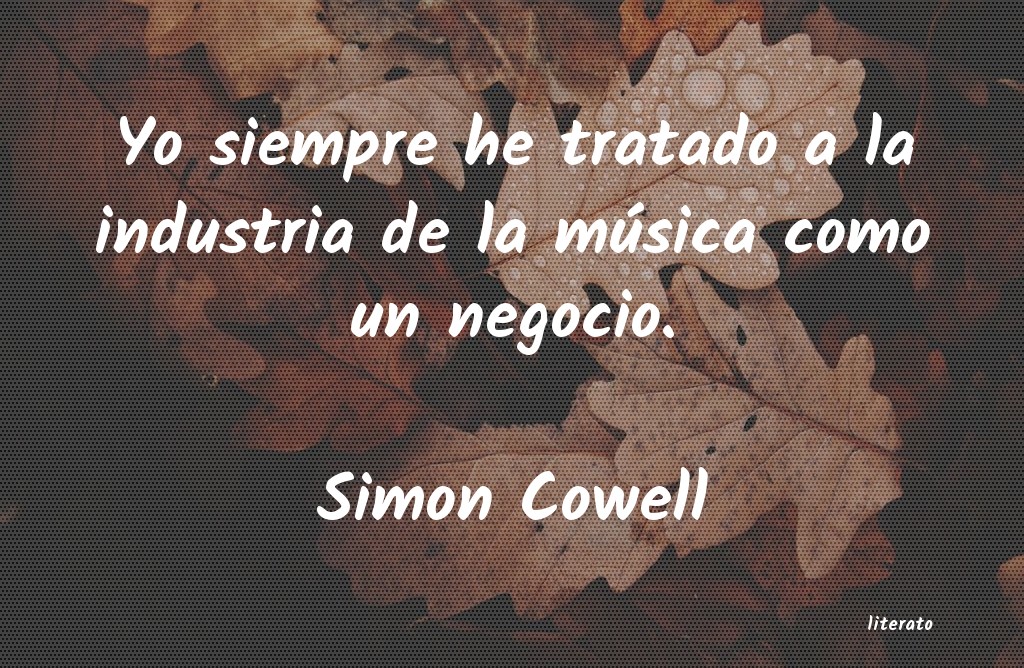 Frases de Simon Cowell