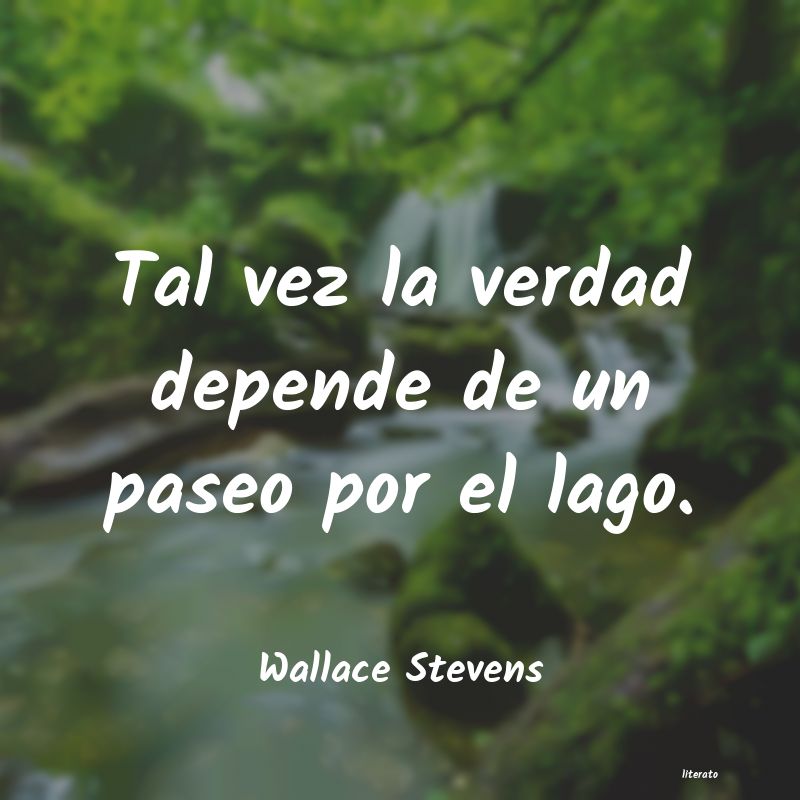 frases de Wallace Stevens