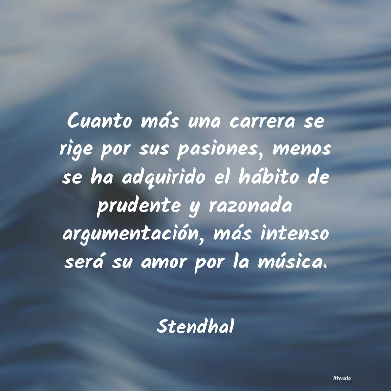 Frases de Stendhal