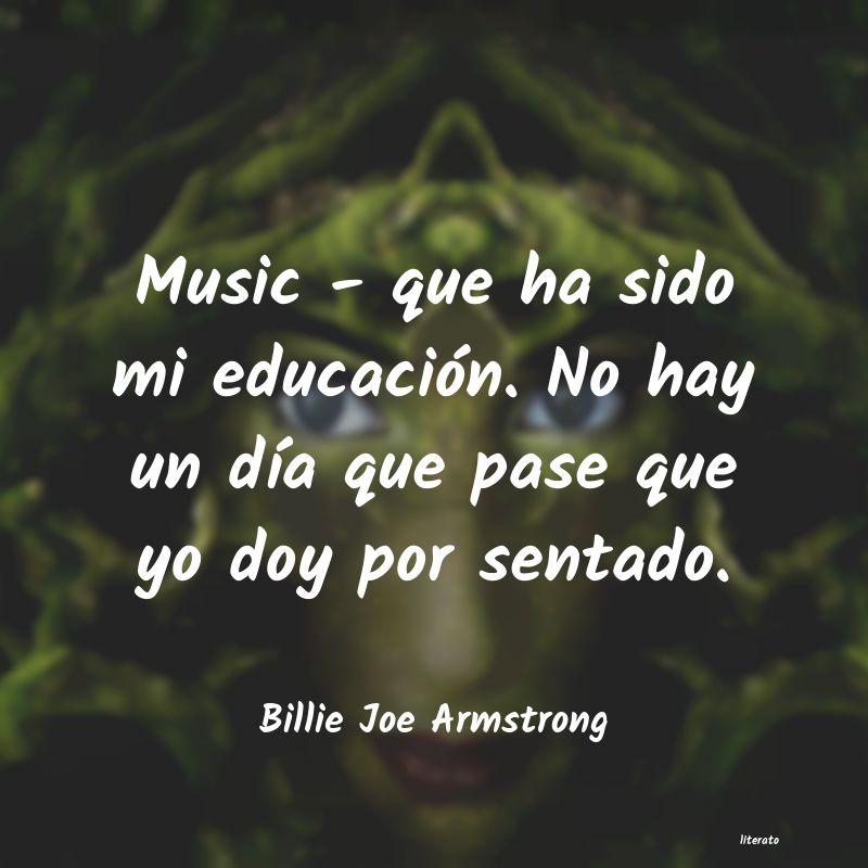 Frases de Billie Joe Armstrong