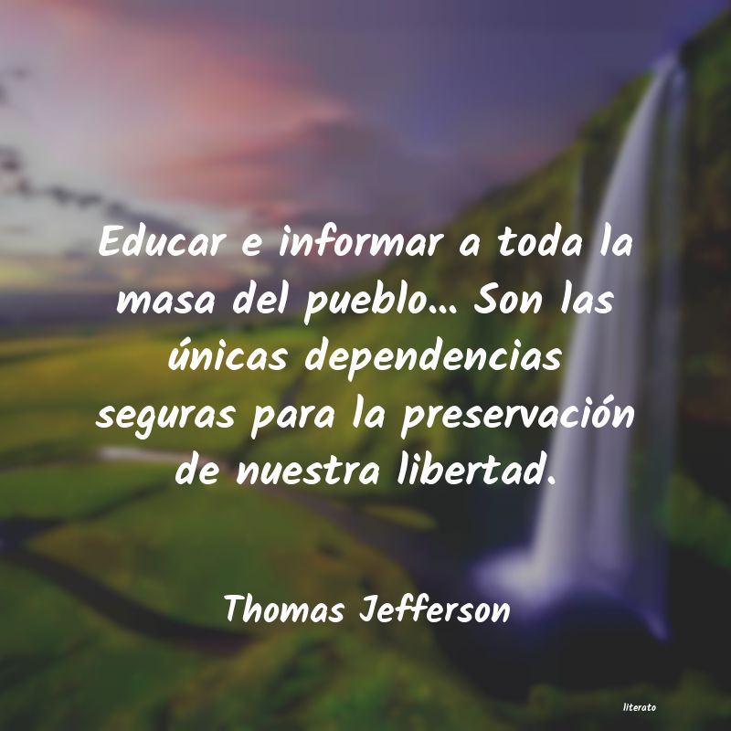 Frases de Thomas Jefferson