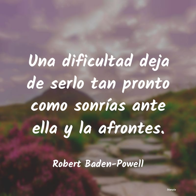 frases de Robert Baden-Powell