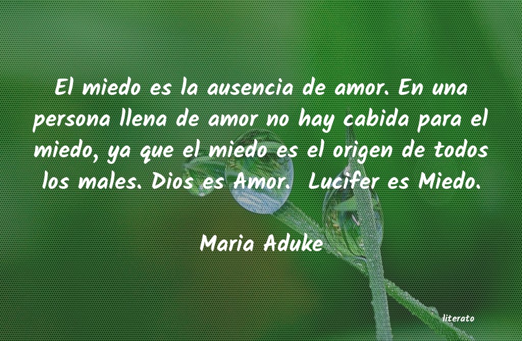 frases de Maria Aduke