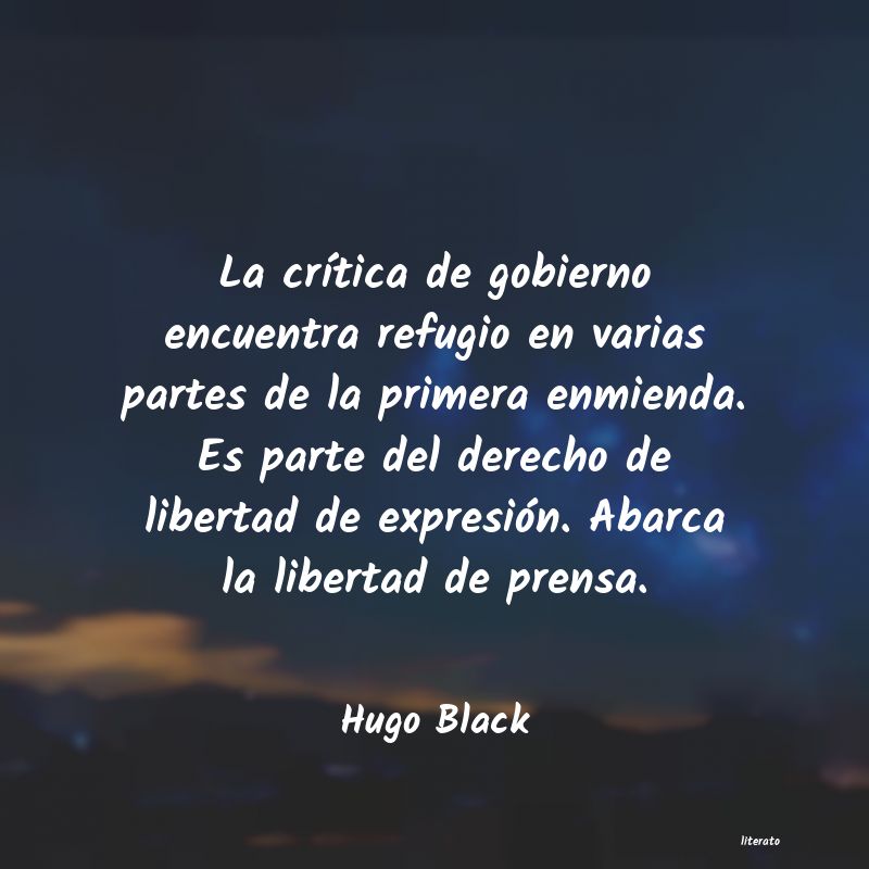 Frases de Hugo Black