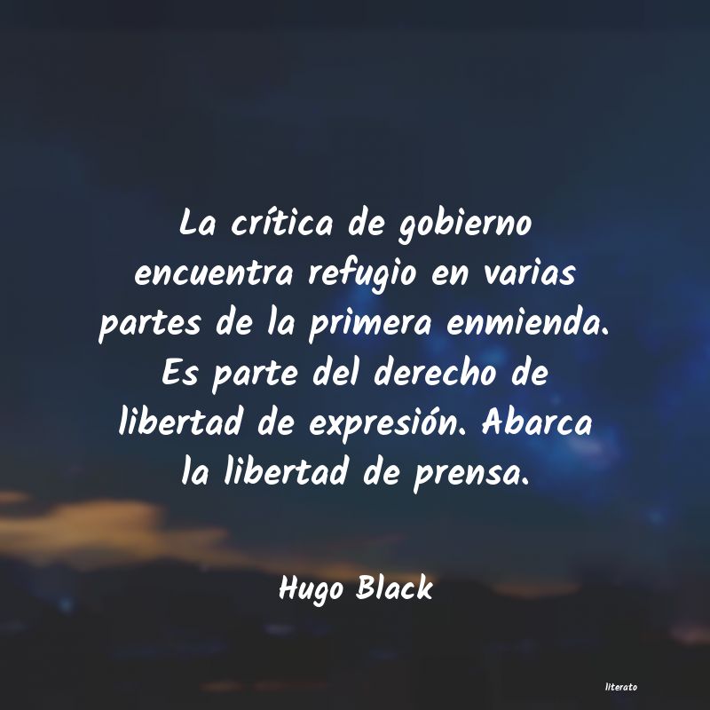 frases de Hugo Black