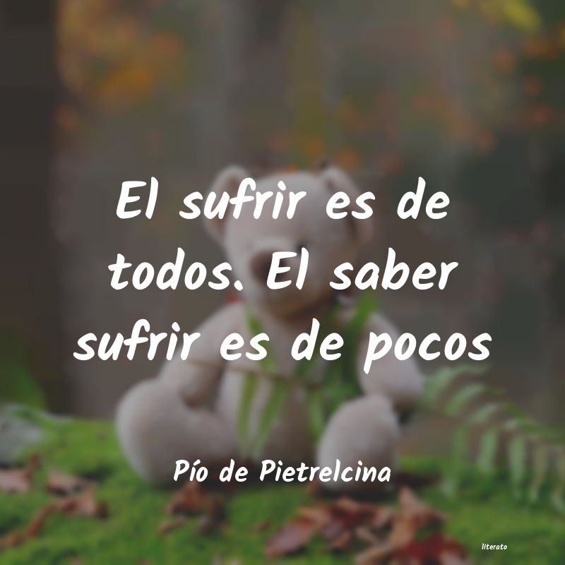 frases de PÃo de Pietrelcina