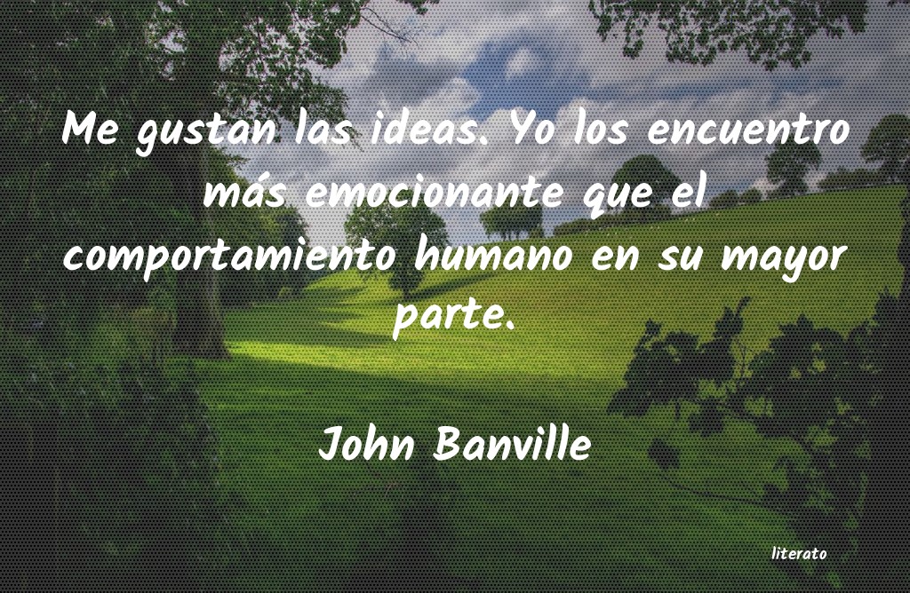 Frases de John Banville