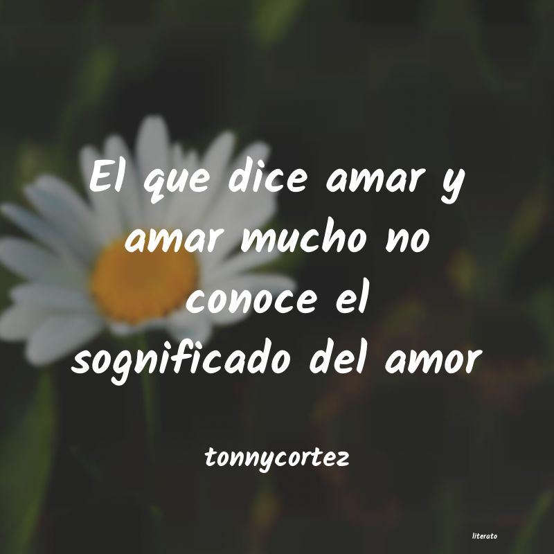 Frases de tonnycortez