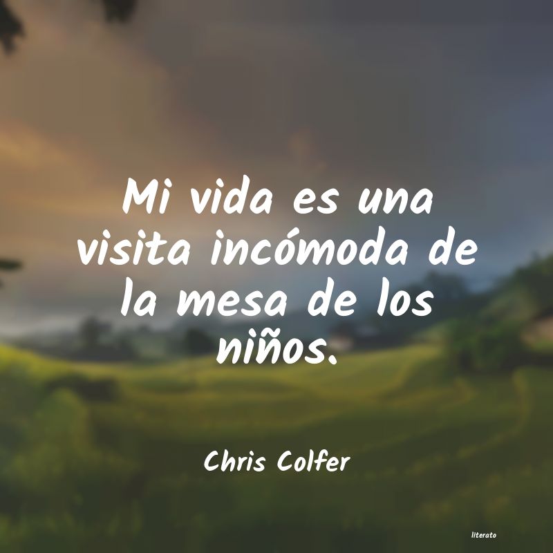 Frases de Chris Colfer
