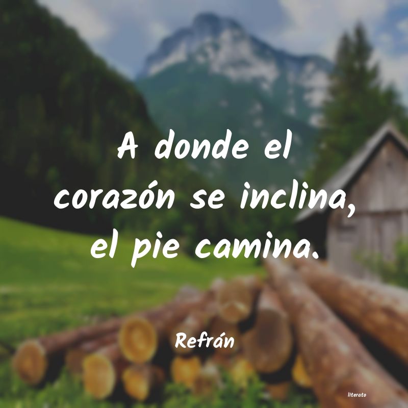 frases de Refrán