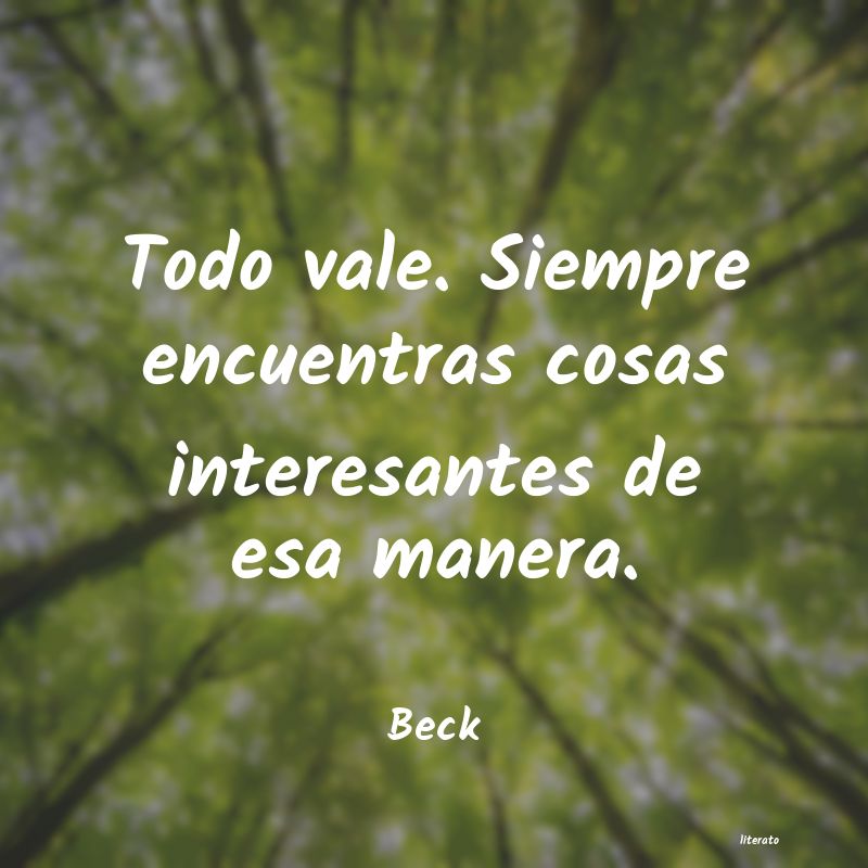 frases de Beck