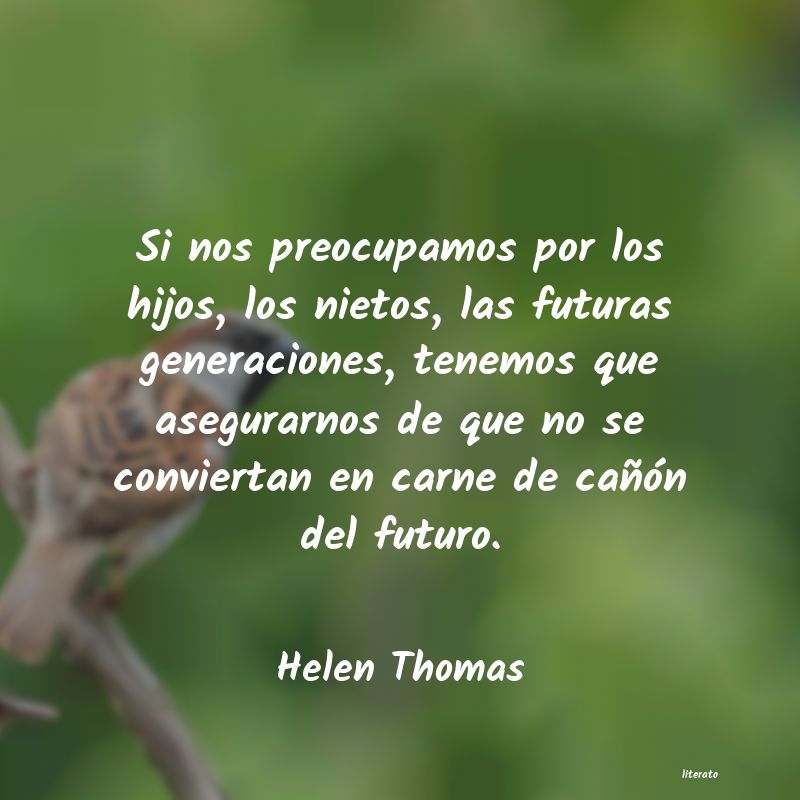 frases de Helen Thomas