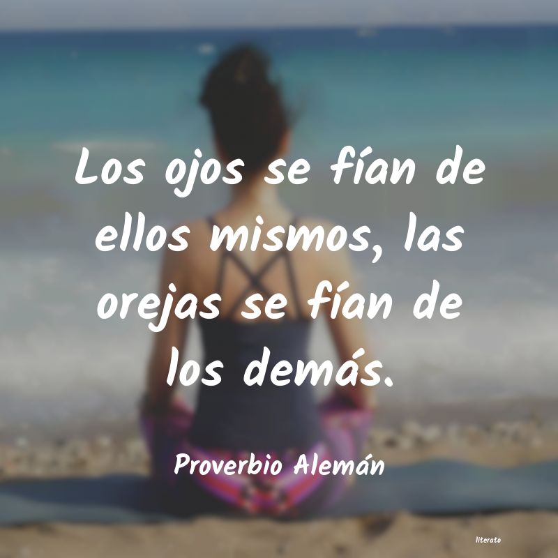 proverbio aleman